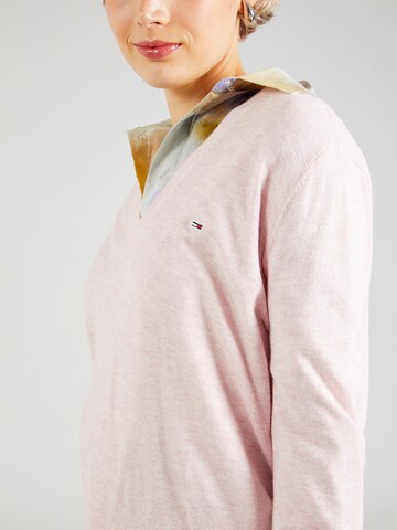 Tommy Jeans Pullover 'ESSENTIAL' in Pink