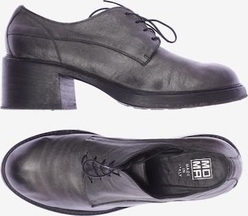 MOMA Flats & Loafers in 40 in Grey: front