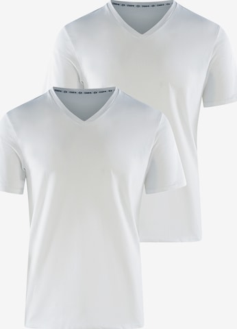 Maillot de corps DIM en blanc : devant