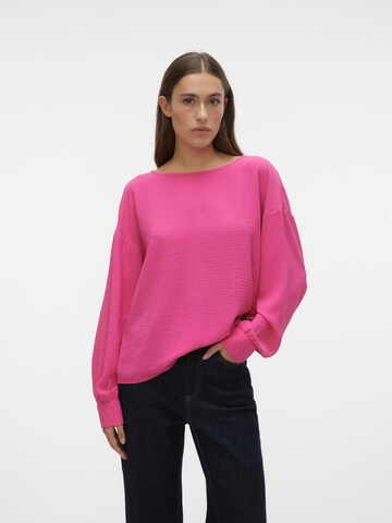Camicia da donna 'INGE' di VERO MODA in rosa: frontale