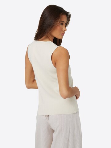 BRAVE SOUL Gebreide bodywarmer in Beige