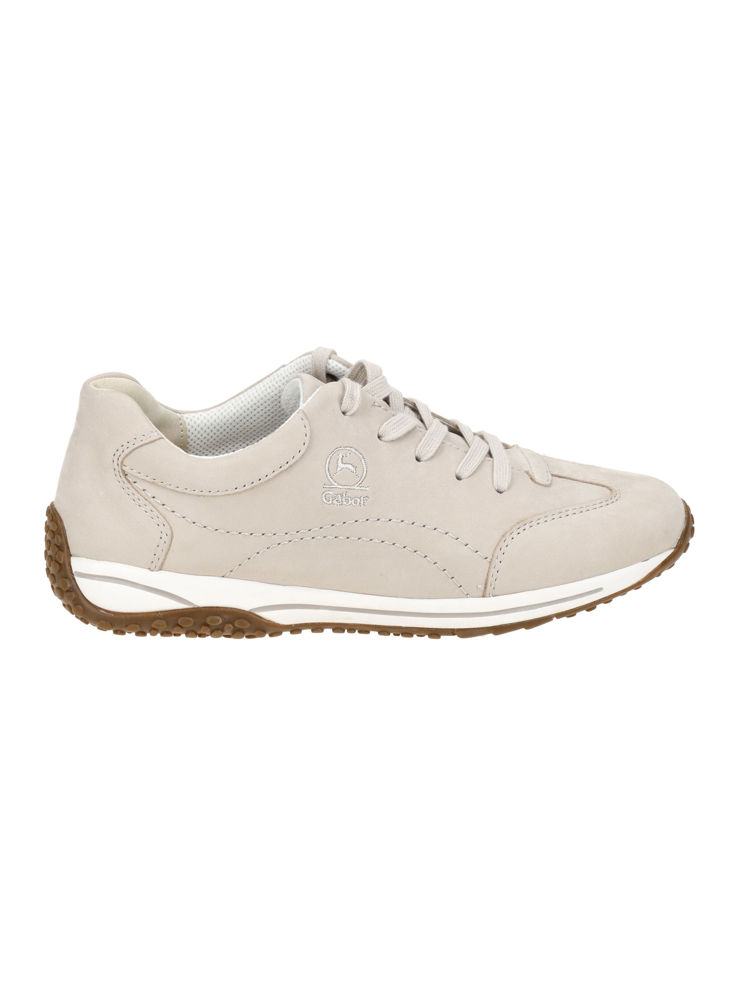GABOR Schnürschuh 'Gabor comfort Schuhe Sneaker beige puder 86.385.31'‌‌‌‌‌‌‌‌ in Beige