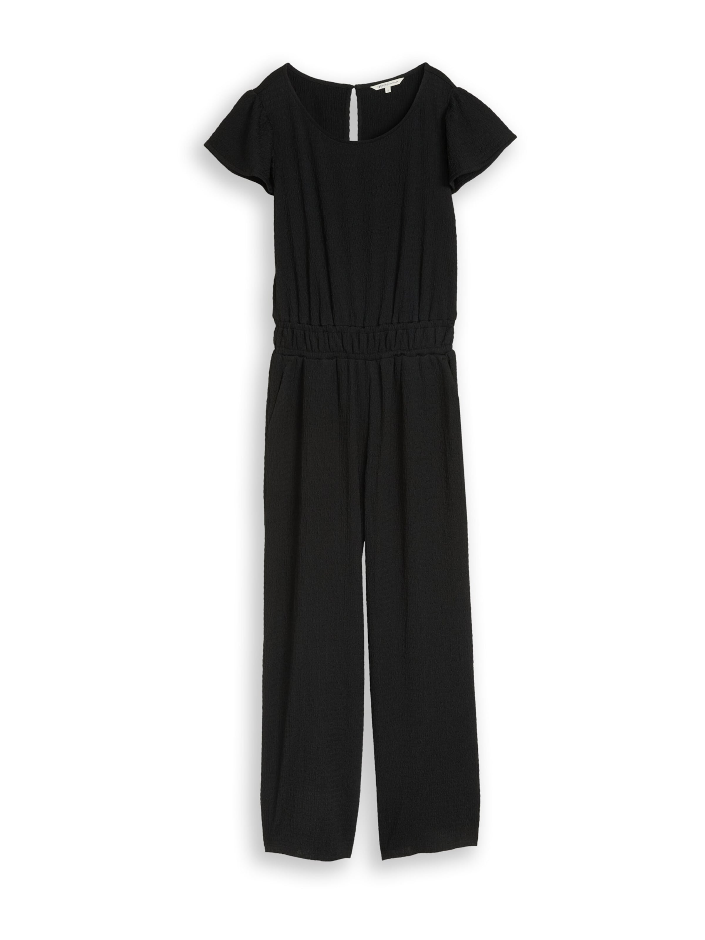 TOM TAILOR DENIM Jumpsuit in Black: front