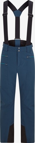 ZIENER Workout Pants 'Tronador' in Blue: front