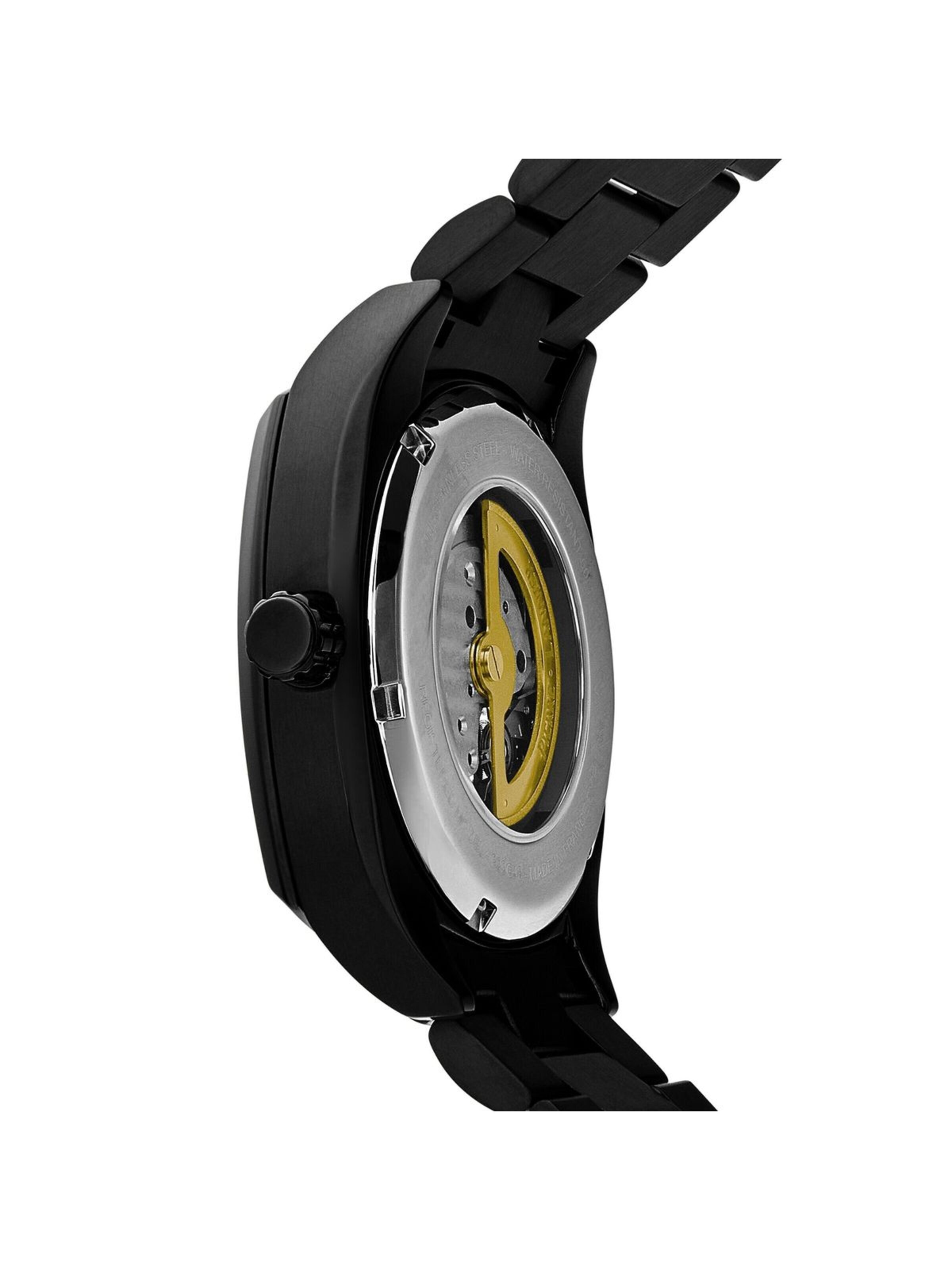 Montre à affichage analogique 'Pierre Lannier - Automatic watch Arcadius - Automatic watch movement - Watch case width: 42.5 mm' Pierre Lannier en noir