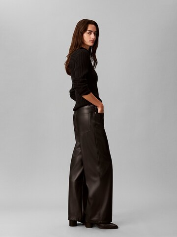 Regular Pantalon Calvin Klein Jeans en noir