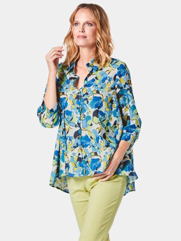 Goldner Blouse in Blauw: voorkant