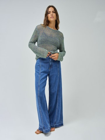 Salsa Jeans Pullover in Grün