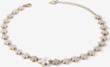 GUESS Necklace 'White Lotus' in Gold: front