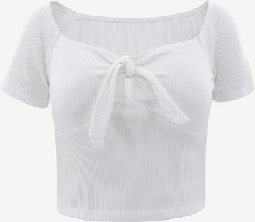 AIKI KEYLOOK Shirt in White: front