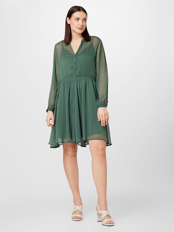 ABOUT YOU Curvy Shirt Dress 'Rea' in Green: front