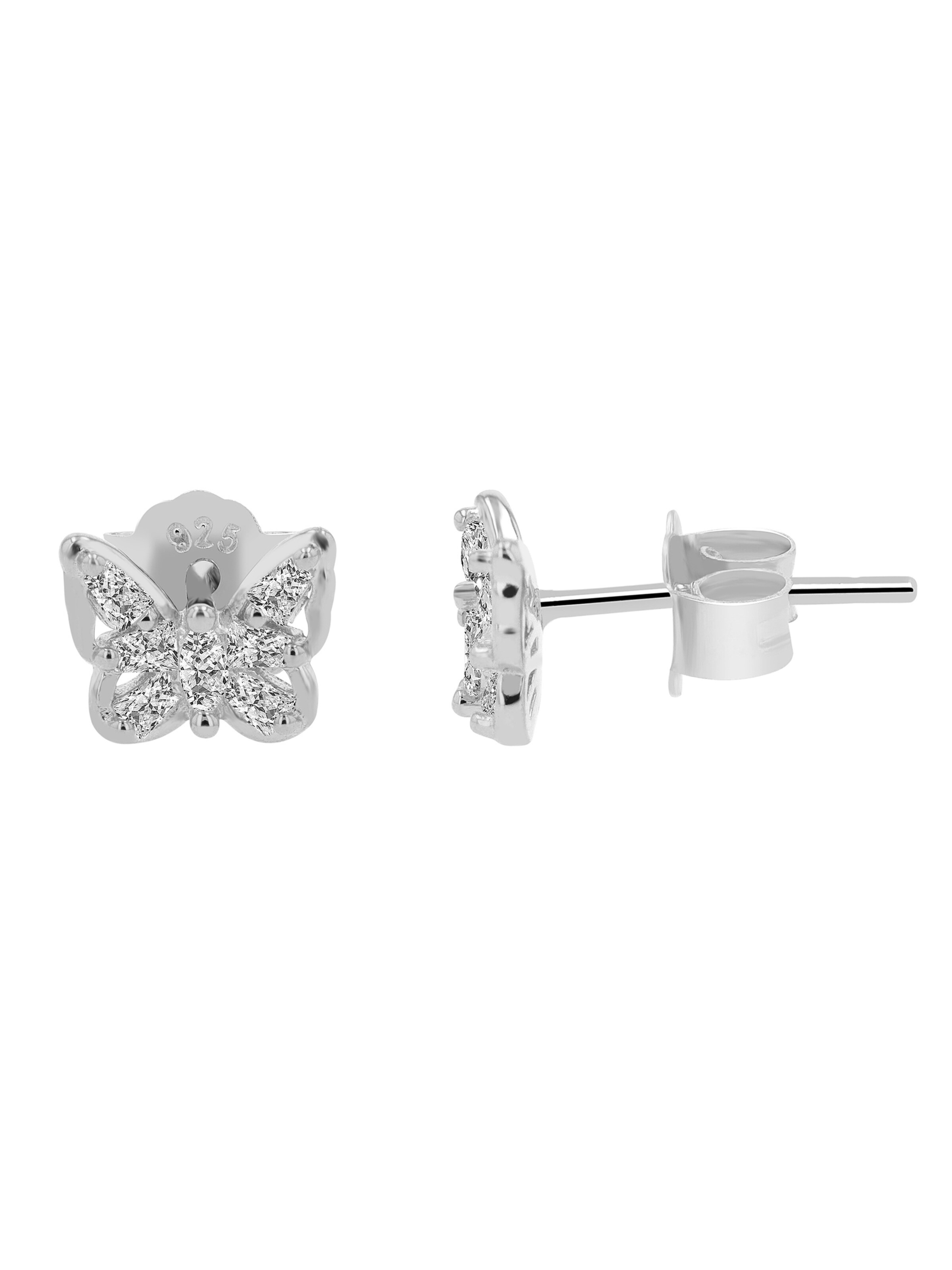 Akzent Earrings 'Sabela, 925 Sterlingsilber, langlebig' in Silver