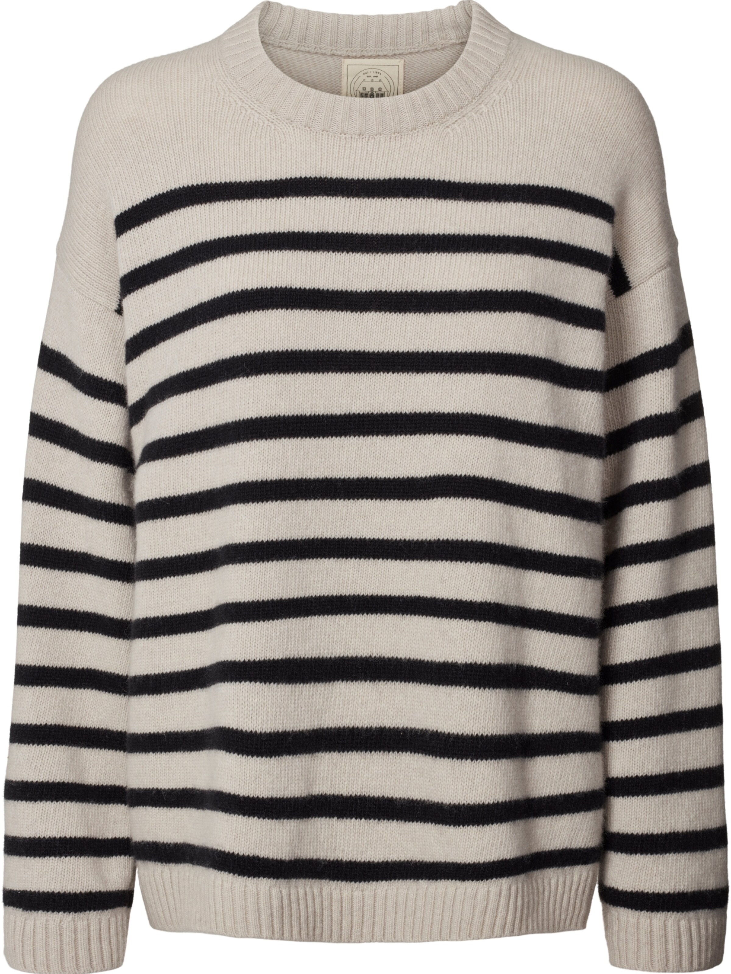 Pull-over 'Barbera' Gai+Lisva en beige : devant