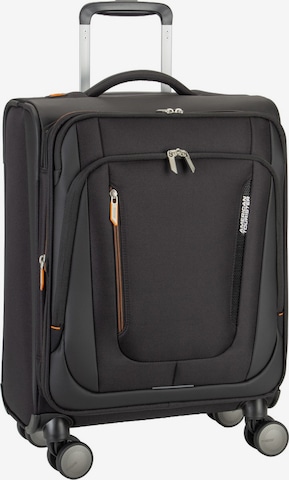 American Tourister Cart ' Wanderlite Spinner S Exp ' in Black: front