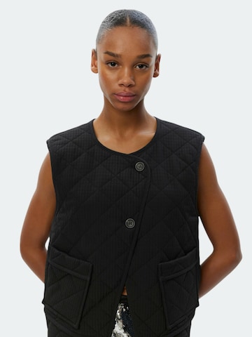 Sofie Schnoor Knitted vest 'Olga ' in Black: front