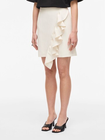 ROUGE EDIT Skirt in Beige: front