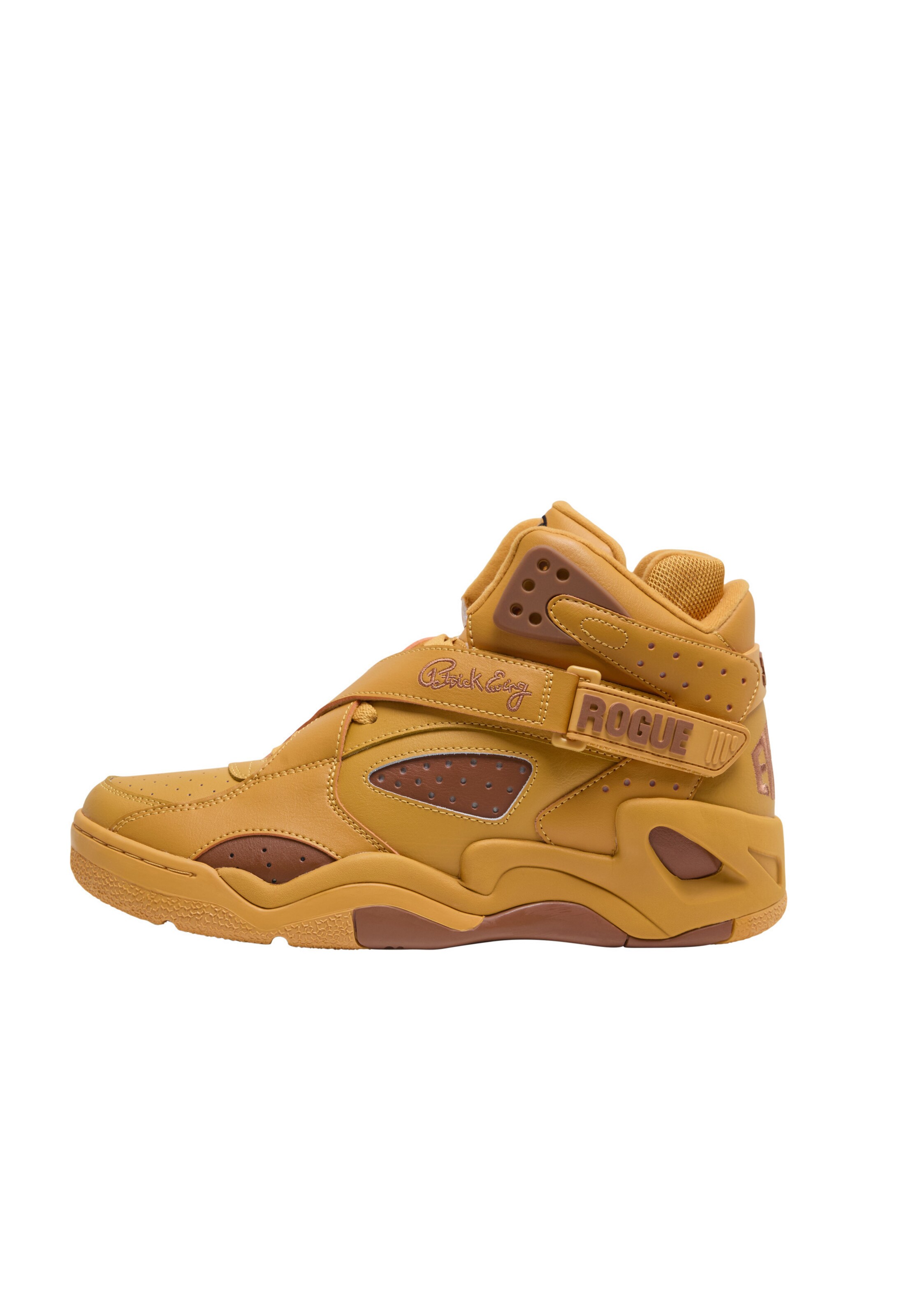 Ewing - Sapatilhas altas 'Rogue' em laranja: frente