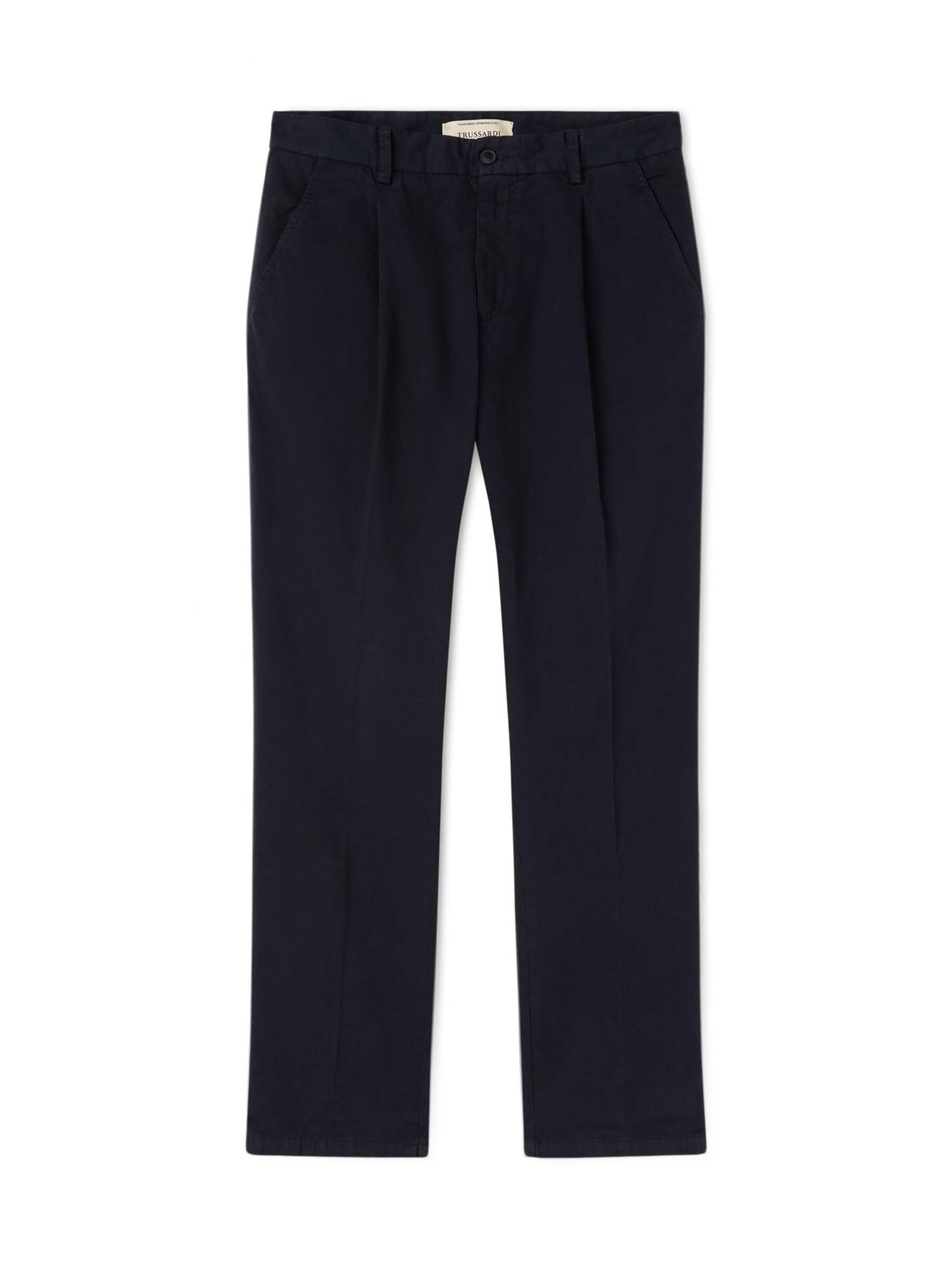 Trussardi Broek in Blauw: voorkant