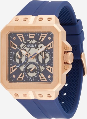 GUESS Analog watch in Blue: front