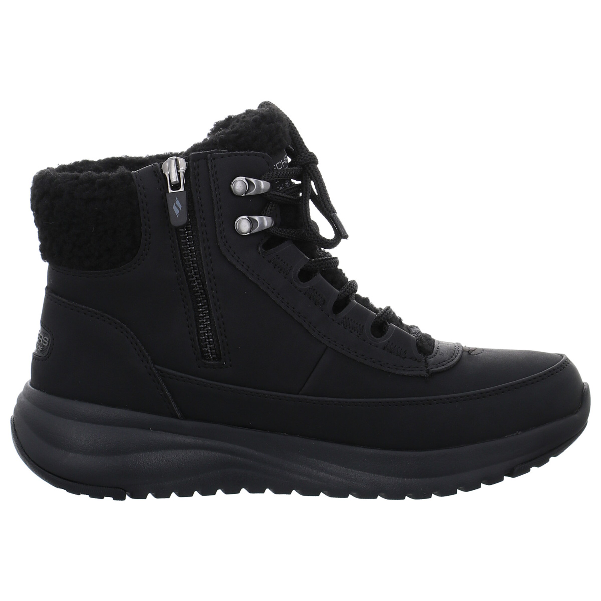 SKECHERS Šněrovací boty – černá