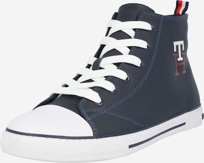TOMMY HILFIGER Sneaker in navy / rot / weiß, Produktansicht