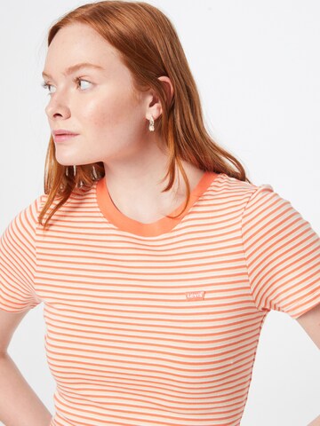 LEVI'S ® Tričko 'Rib Baby Tee' – oranžová