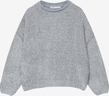 Pull-over Pull&Bear en gris : devant