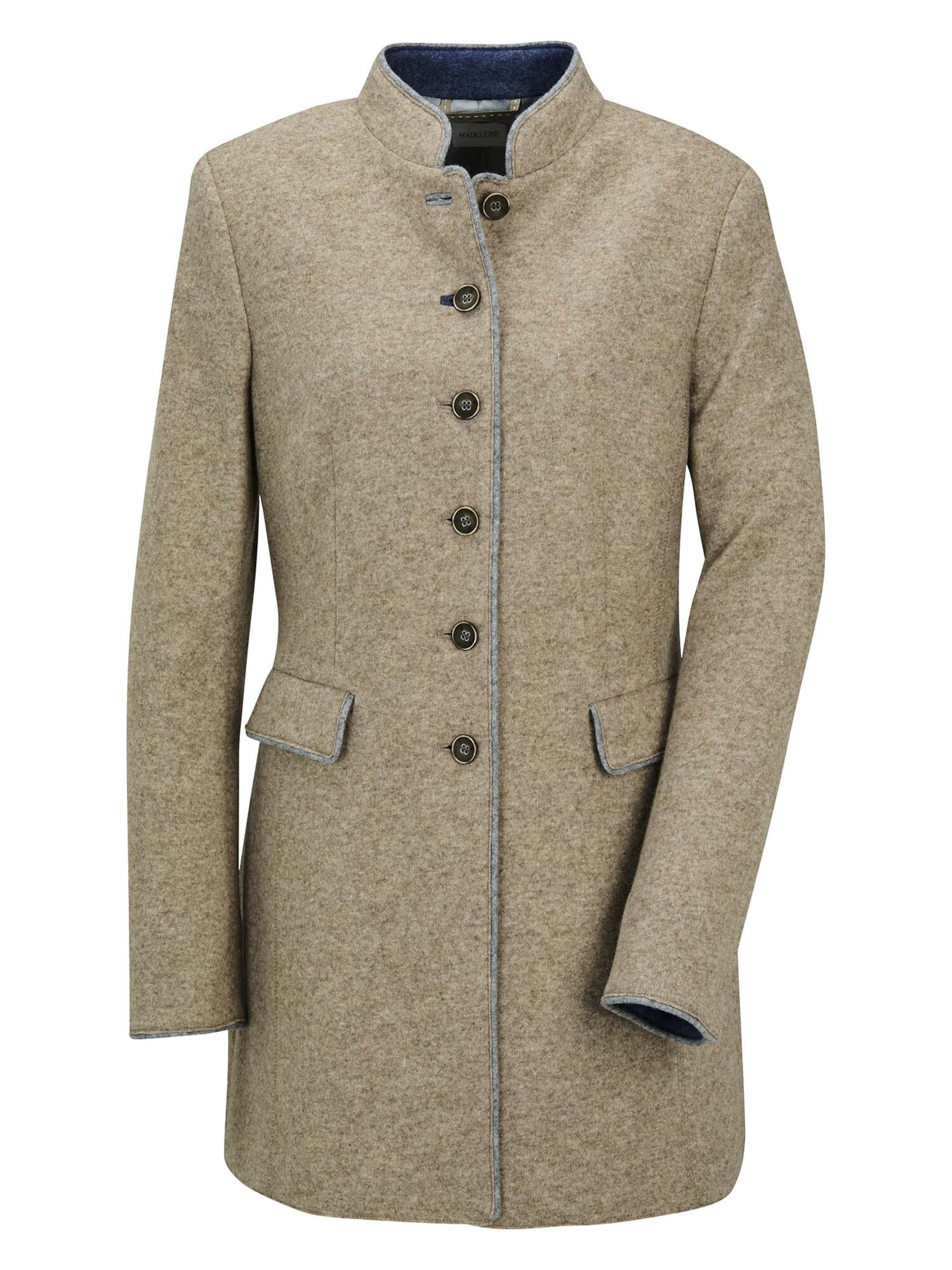 MADELEINE Tussenmantel in Beige: voorkant