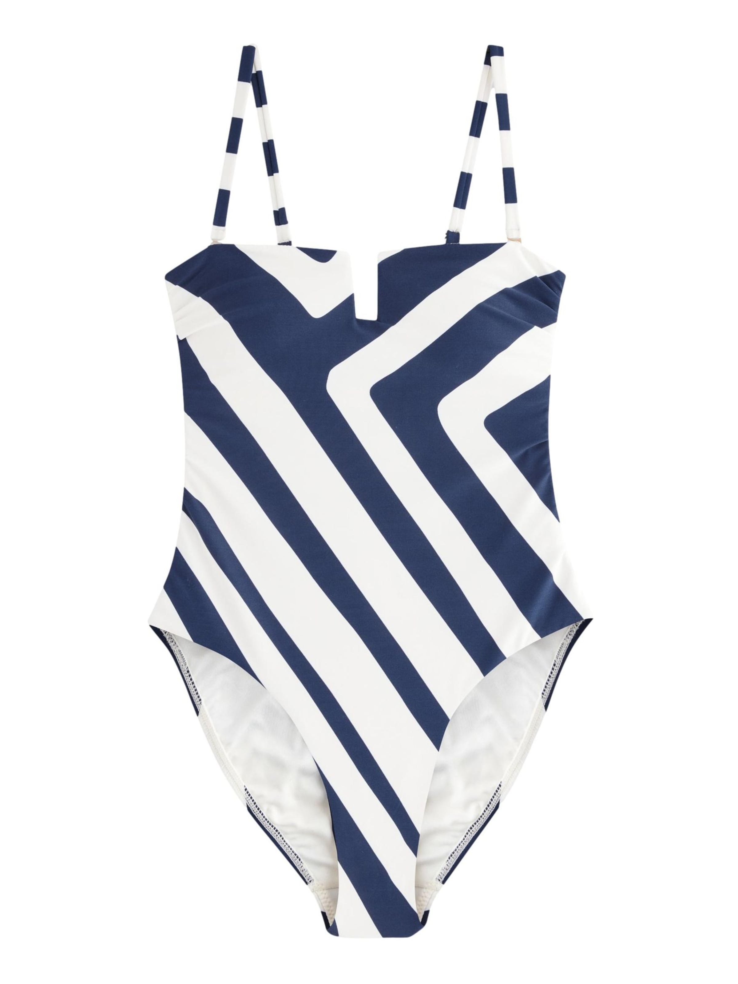 zils Next Bandeau Peldkostīms: no priekšpuses