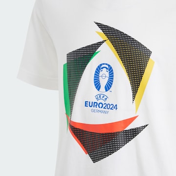 ADIDAS PERFORMANCE Functioneel shirt 'UEFA EURO24™' in Wit