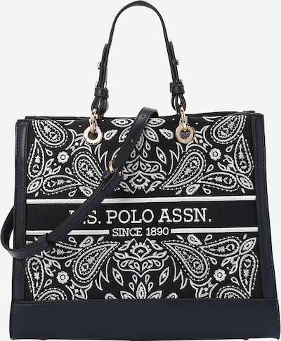U.S. POLO ASSN. Handtasche in marine / weiß, Produktansicht