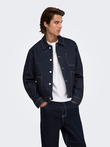 Veste mi-saison 'ONSArtisan' Only & Sons en bleu