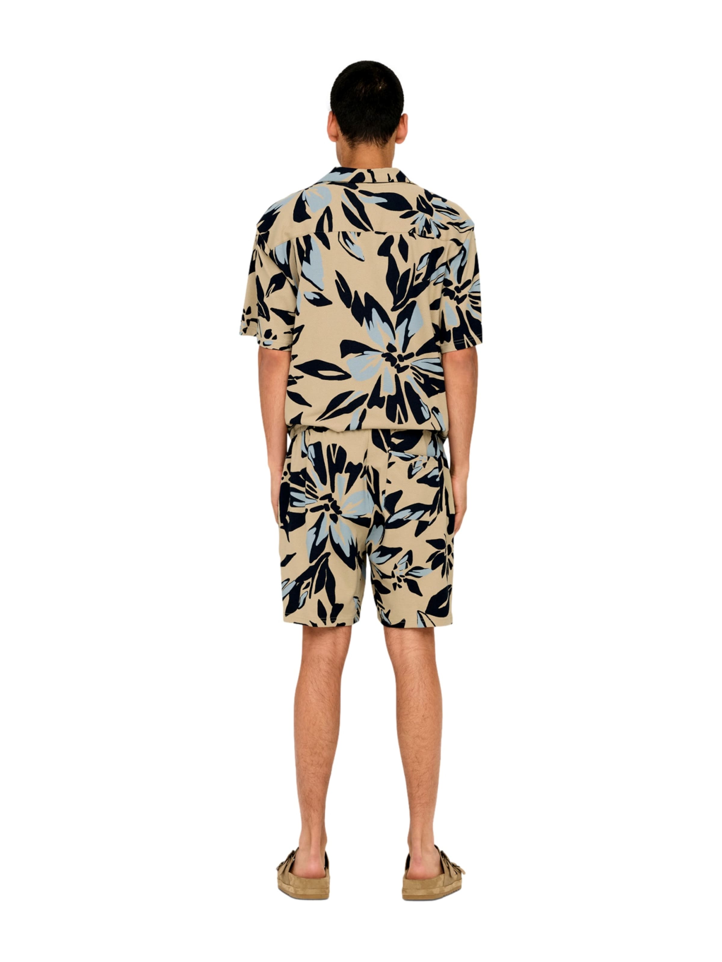 Only & Sons Regular Shorts 'Piero RLX' in Beige