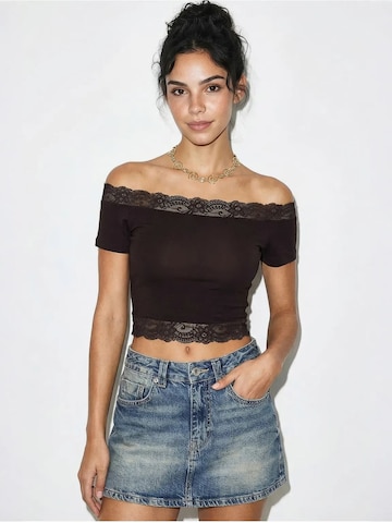 Camicia da donna di Bianco Lucci in marrone