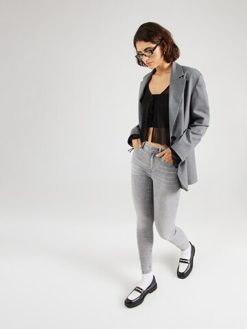 ONLY Skinny Jeans 'ONLWAUW' in Grau