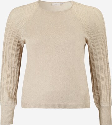 Pullover 'TRINNY MEGAN' di ONLY Carmakoma in grigio: frontale