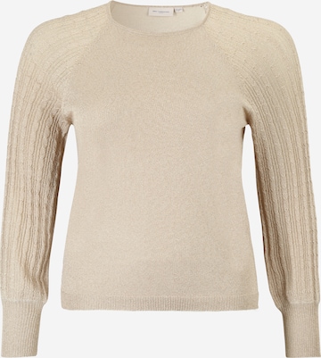 ONLY Carmakoma Pullover 'TRINNY MEGAN' in Grau: predná strana