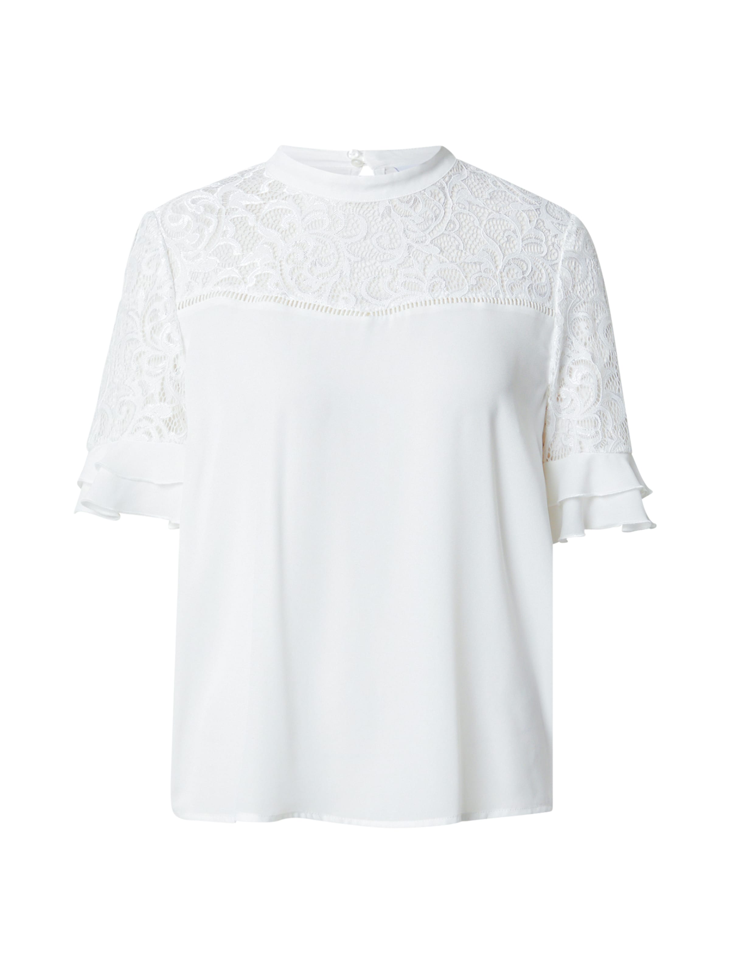 balts VILA Blūze &#x27;VISHIMMER&#x27;: no priekšpuses