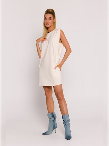 made of emotion - Vestido en beige