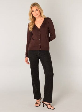 BASE LEVEL Strickjacke in Braun