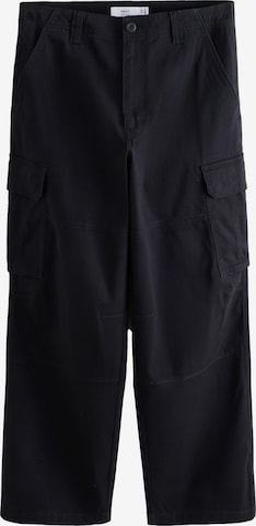 Next - Ropa ancha Pantalón cargo en negro: frente