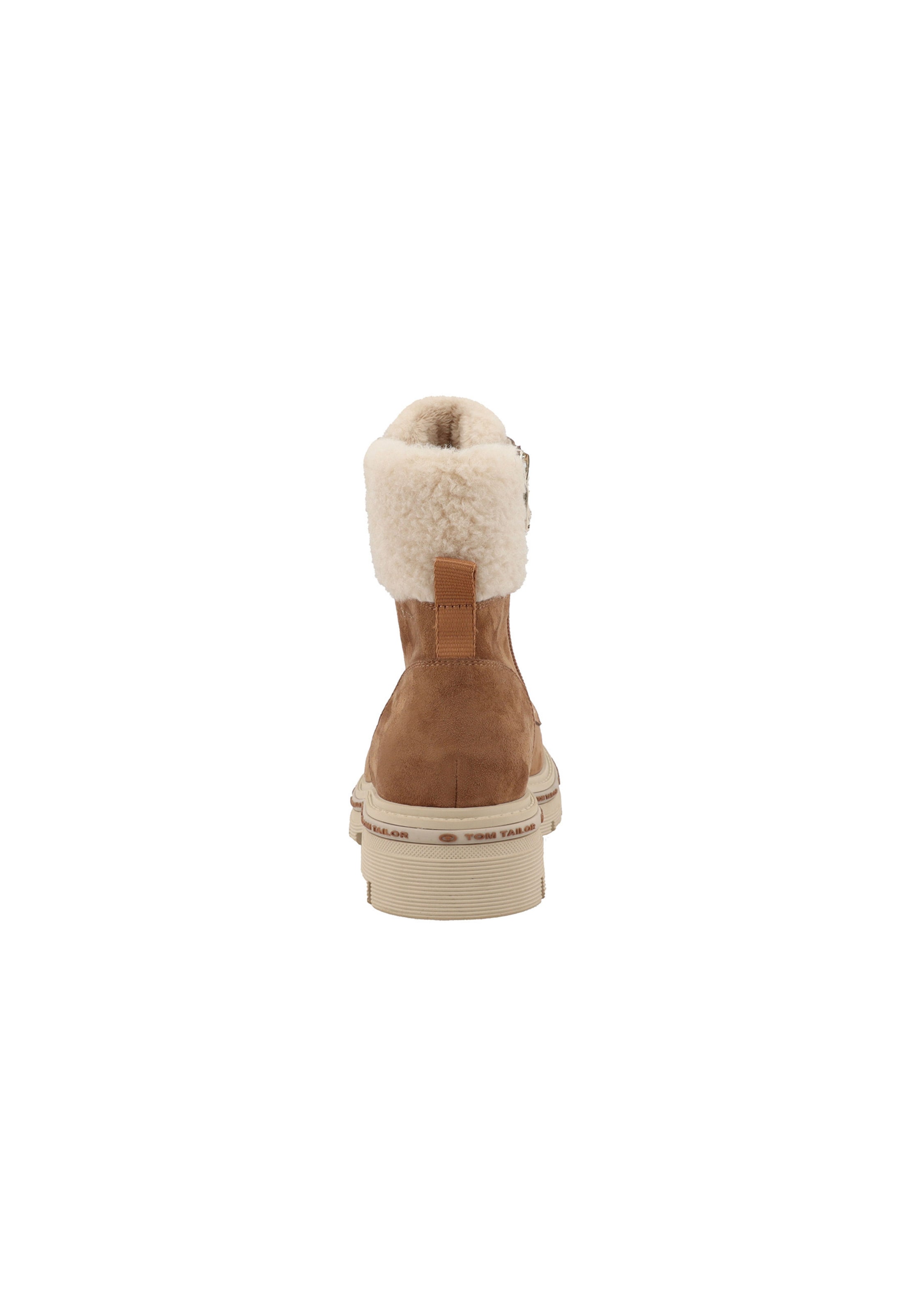 Bottines à lacets TOM TAILOR en beige