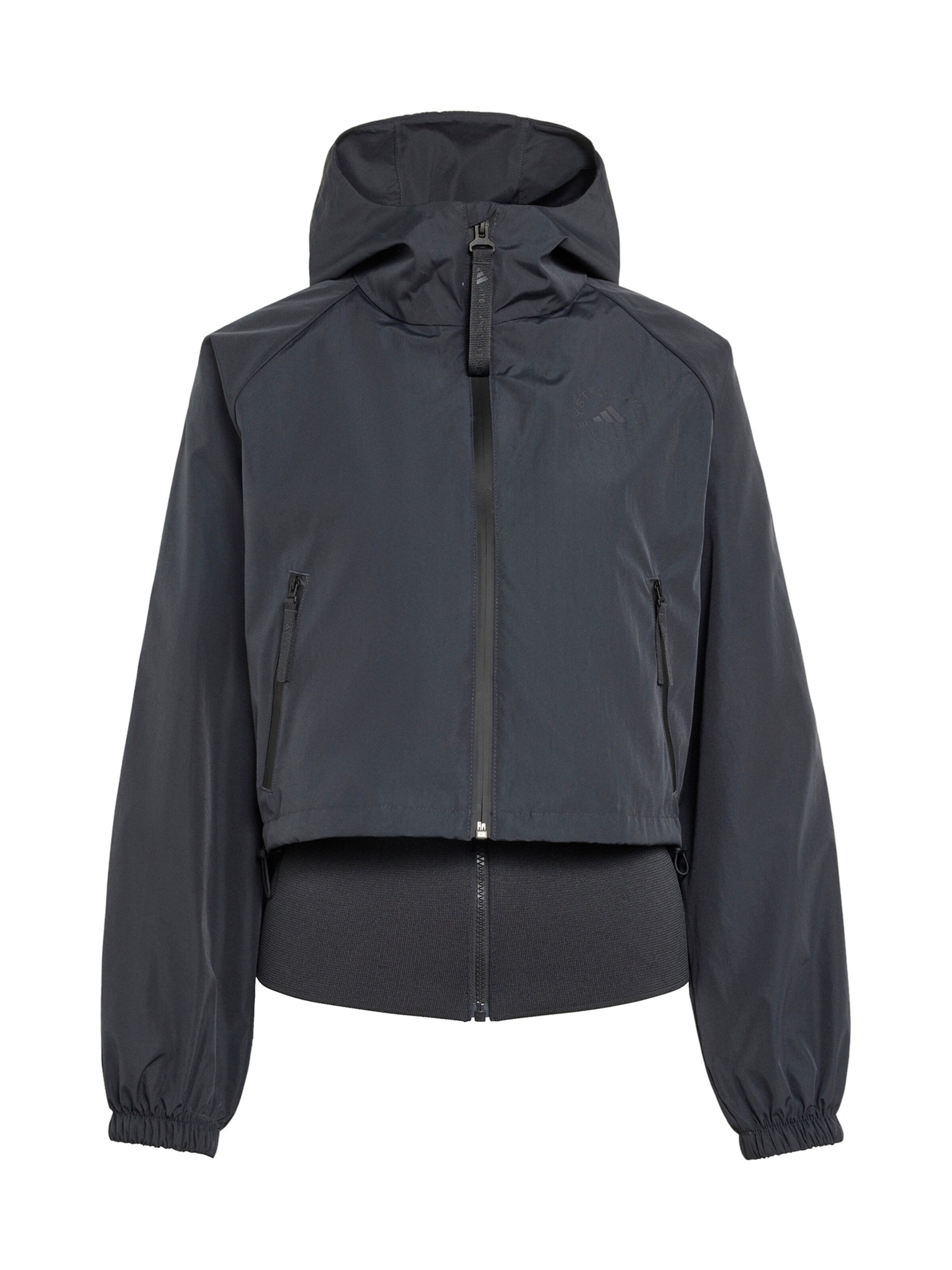 ADIDAS BY STELLA MCCARTNEY - Chaqueta funcional en negro: frente