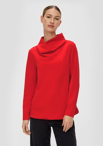 s.Oliver Sweatshirt i röd: framsida