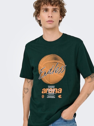 Only & Sons Shirt 'ONSBRON' in Groen