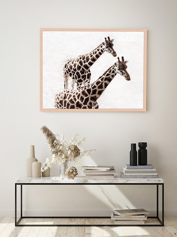 Liv Corday Image 'Giraffes Couple' in Brown