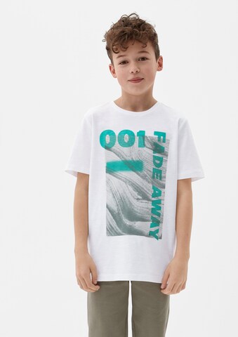 T-Shirt s.Oliver en blanc : devant