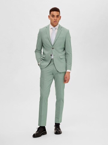 Coupe slim Veste de costume SELECTED HOMME en vert