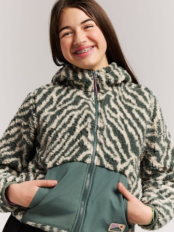 PROTEST Fleece jas 'PRTKidman JR' in Groen