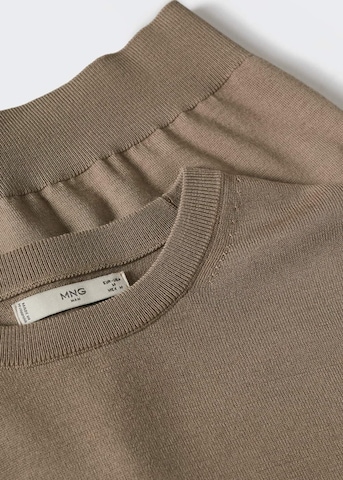 MANGO MAN Pullover 'Willy' in Braun